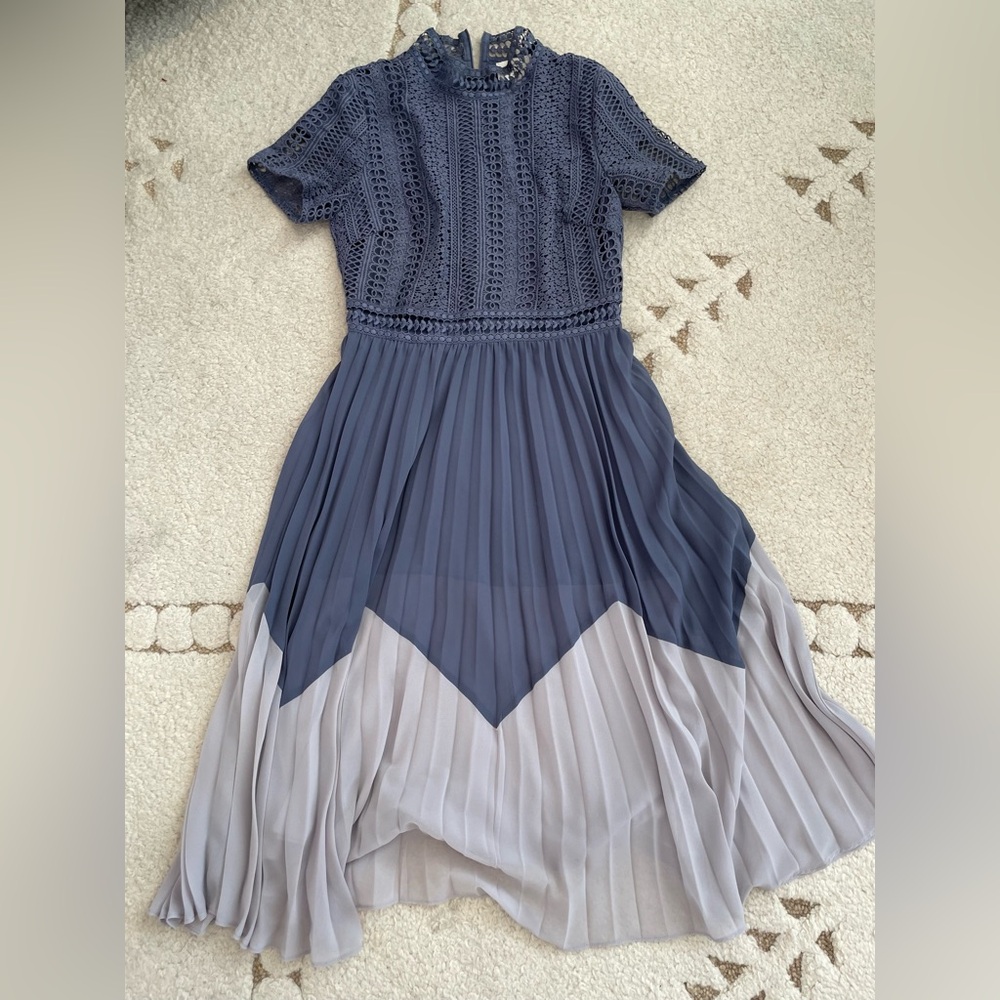 Midi dress- cornflower blue